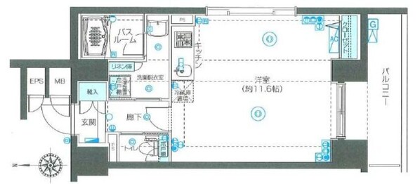 西小山駅 徒歩6分 3階の物件間取画像